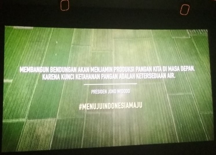 Iklan Jokowi di bioskop